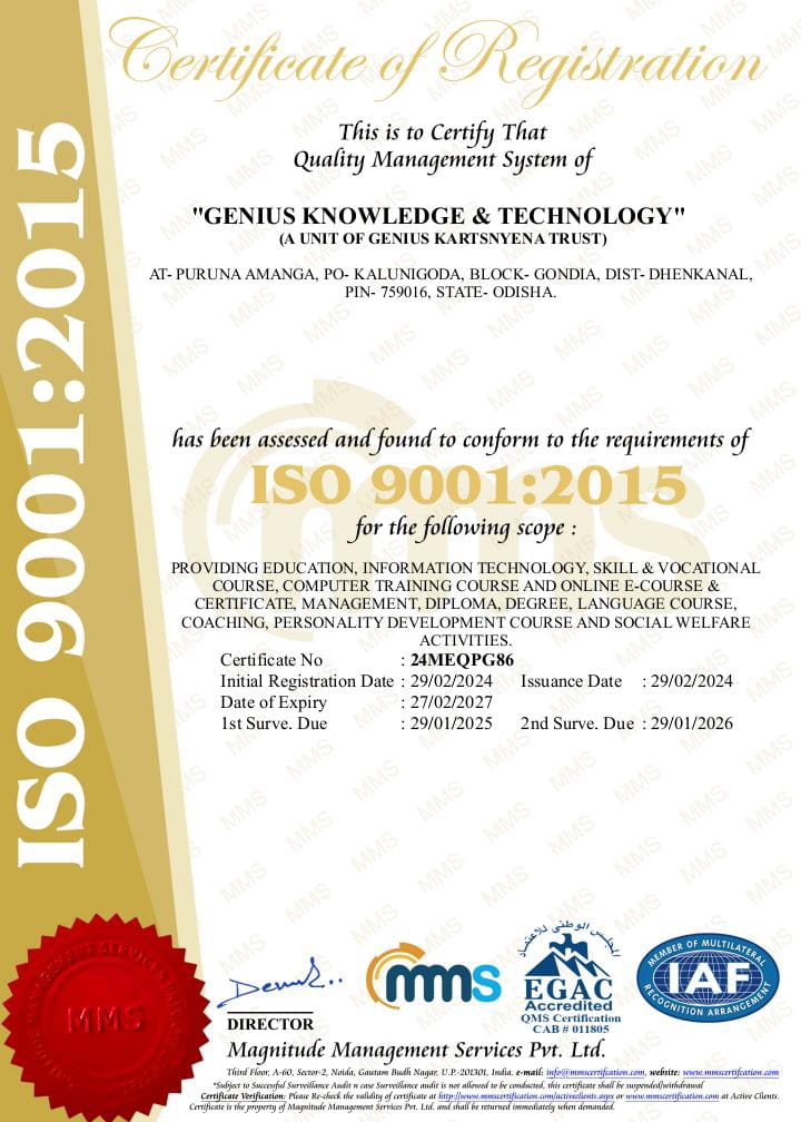 certifi iso 900